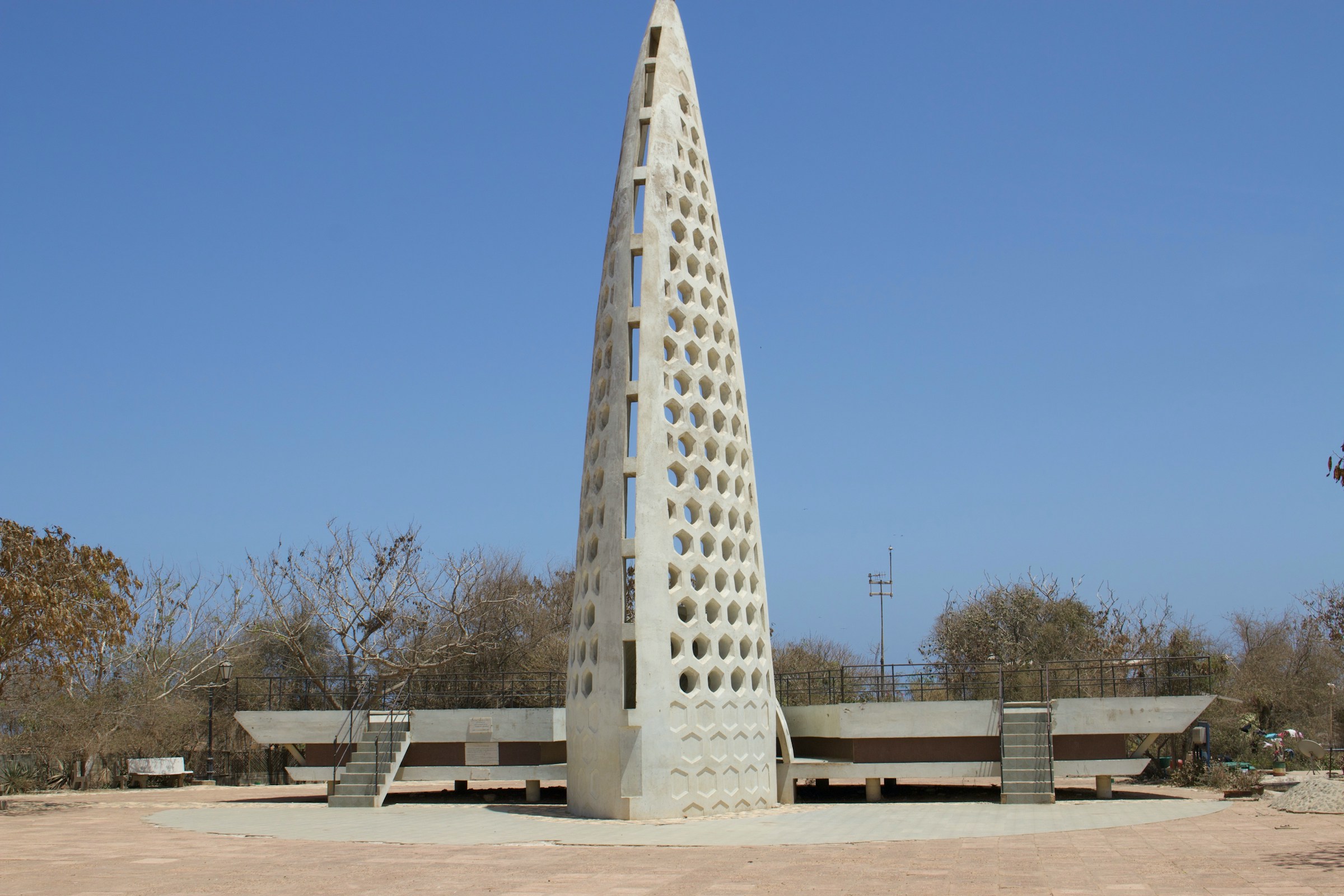 Gorée-Almadies perforated obelisk, Island of Gorée, Dakar, Senegal